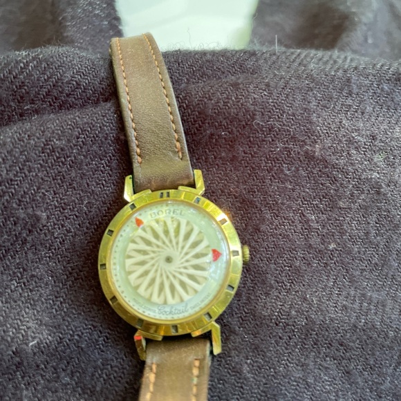 LADIES Vintage Kaleidoscope Ernest Borel Cocktail Swiss 17 Jewel Wrist Watch - Picture 12 of 15